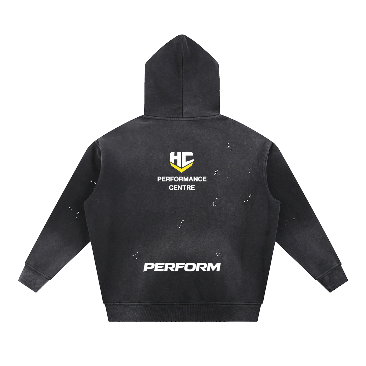 HC RECOV - Vintage Washed Frayed Fleece Hoodie