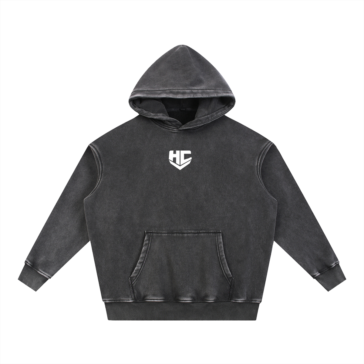 HC RECOV - Snow Wash Fleece Oversize Hoodie