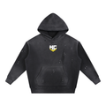 HC RECOV - Vintage Washed Frayed Fleece Hoodie