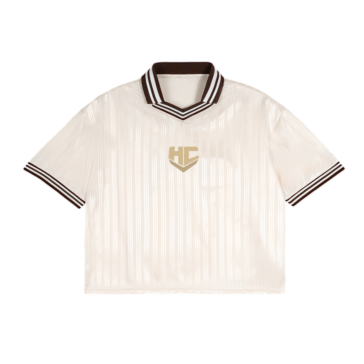 HC DEFINED - Contrast Stripes Polo Collar T-Shirt