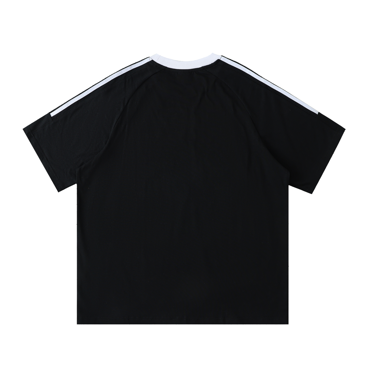 HC PERFORM - Contrast Tape Crewneck Cotton T-Shirt