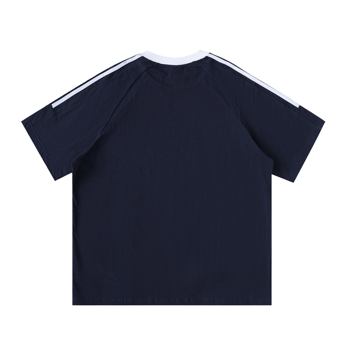 HC PERFORM - Contrast Tape Crewneck Cotton T-Shirt