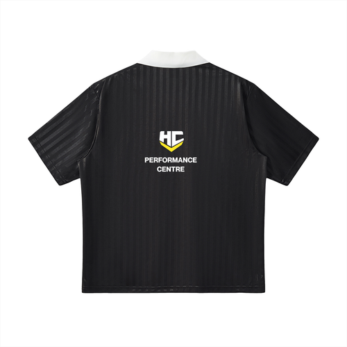 HC PERFORM - Contrast Collar Striped Soccer Jersey