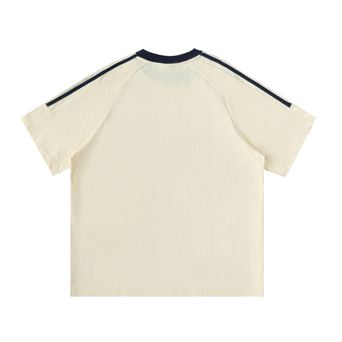 HC PERFORM - Contrast Tape Crewneck Cotton T-Shirt